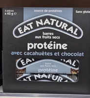 Barres aux fruits secs avec cacahuètes et chocolat
