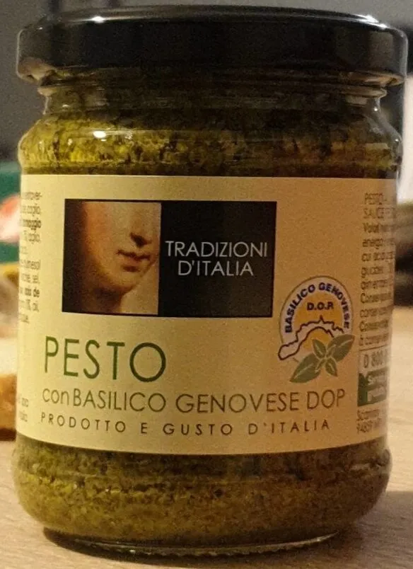 Pesto con basilico Genovese DOP