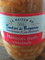 Haricots maïs cuisinés