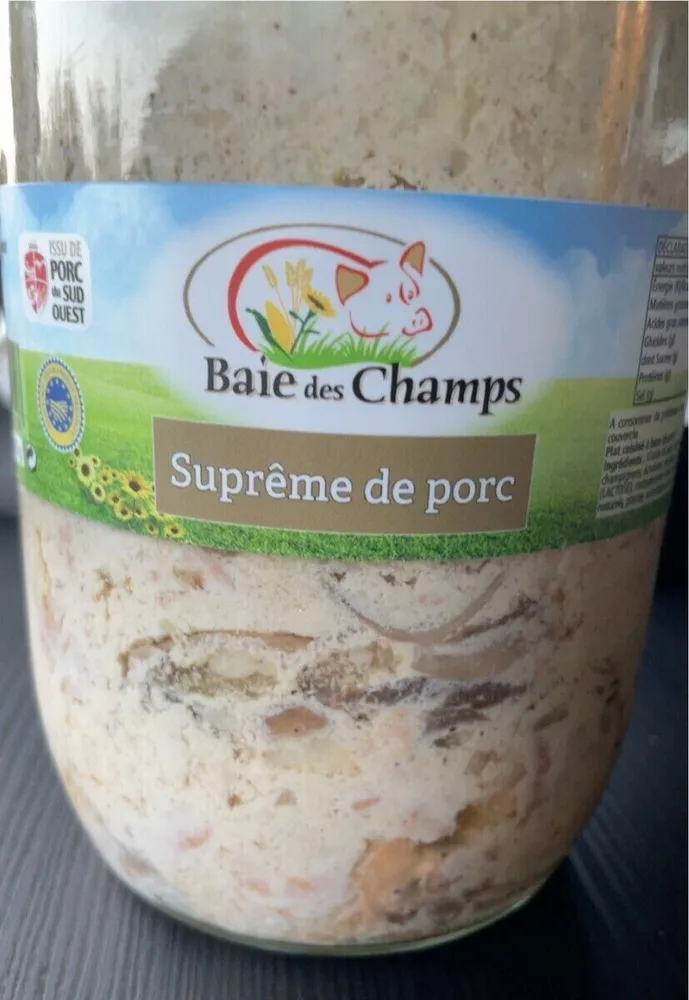 Supreme de porc