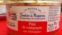 Pâté de campagne aux châtaignes