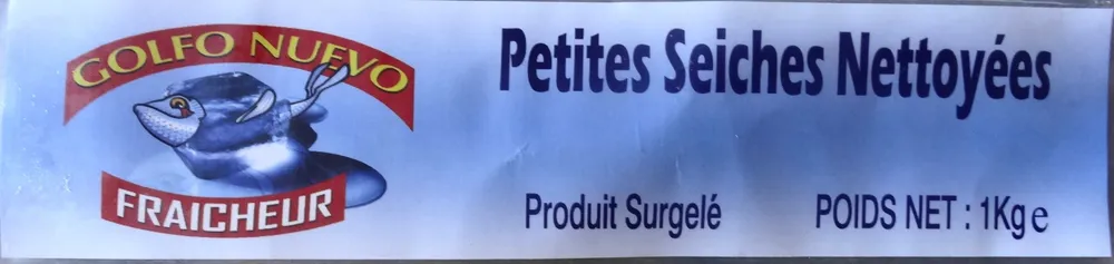 Petites sèches, crues, nettoyées Surgelées