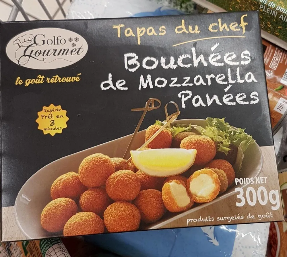 Bouchées de Mozzarella  panées