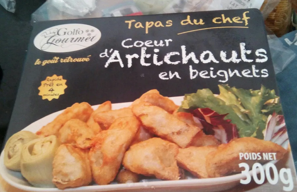 Coeur d'artichauts en beignets