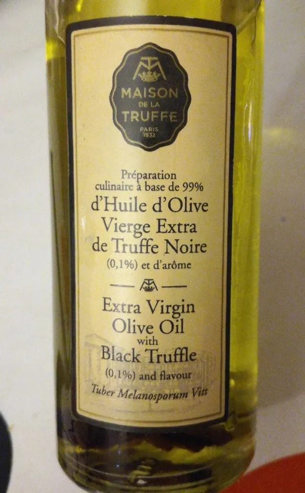 Huile D'olive De Truffe Noire 0,1%