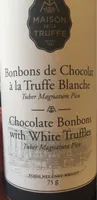 Bonbons de chocolat à la truffe blanche