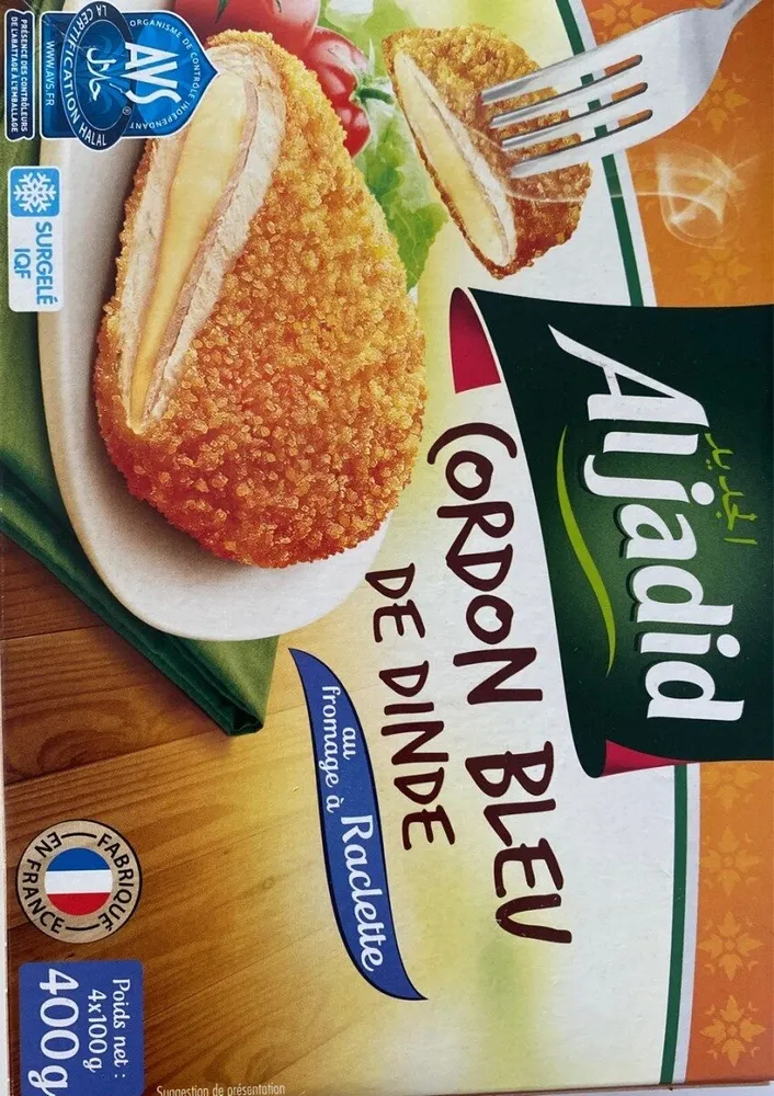 Cordon bleu de dinde au fromage à raclette