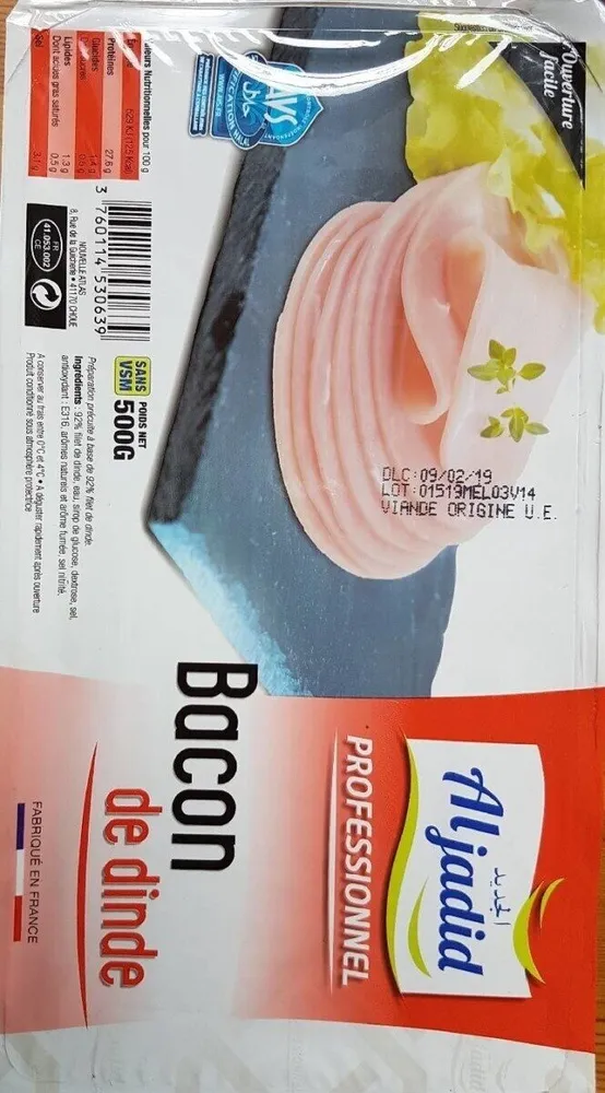 Bacon de dinde