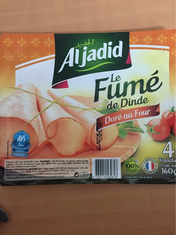 Le fumé de dinde doré au four