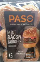 Mini bacon burger