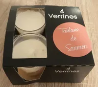 Verrine tartare de saumon