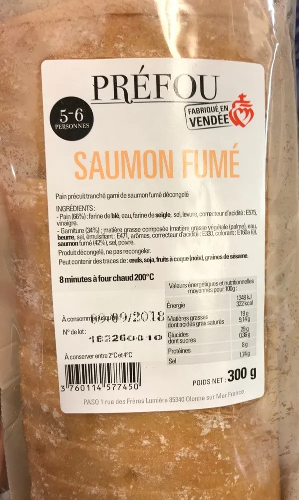Prefou saumon fume