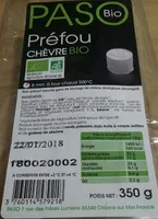 Préfou bio chèvre Paso Traiteur
