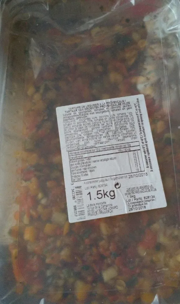 Tartare de légumes