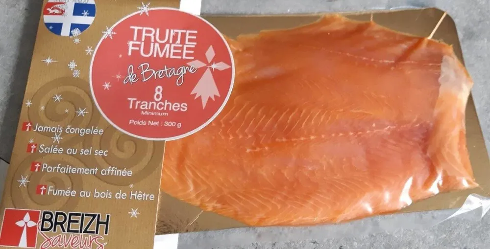 Truite fumée de Bretagne