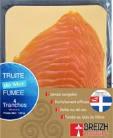 Truite de Mer Fumée 4 Tranches 120g