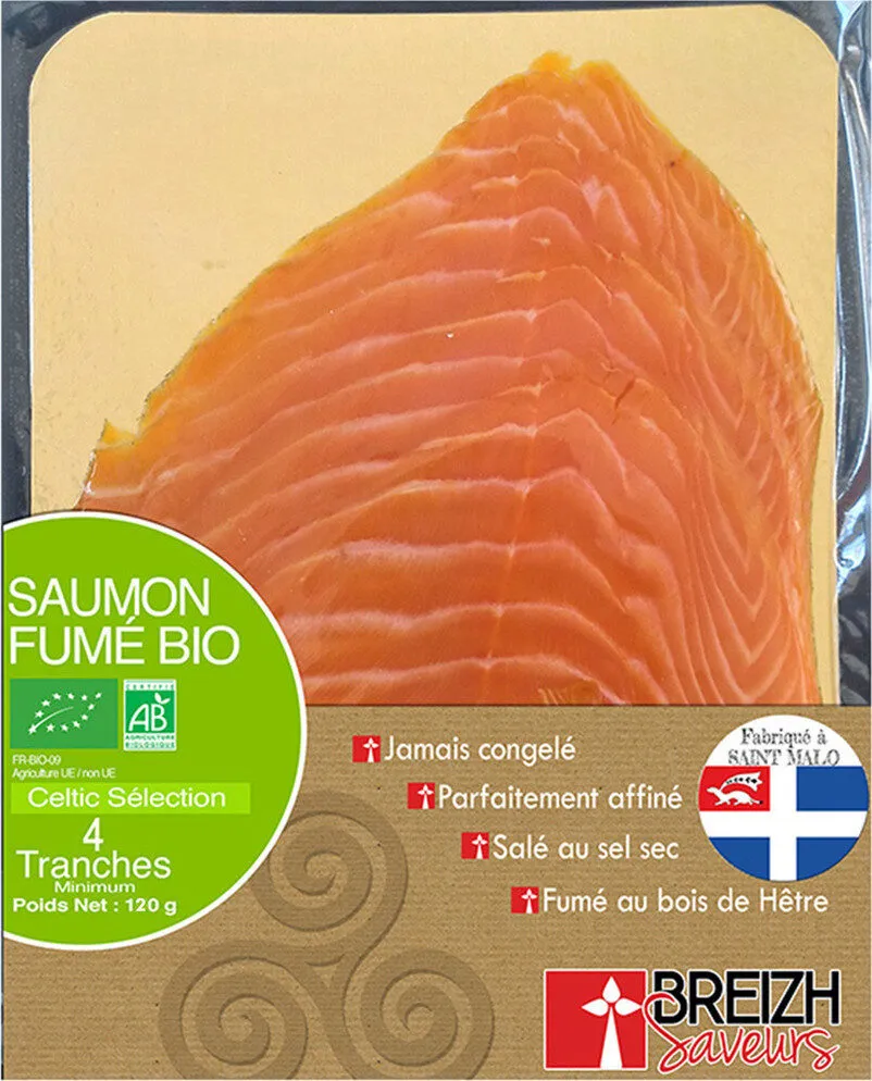 Saumon Fumé BIO 4 Tranches 120g