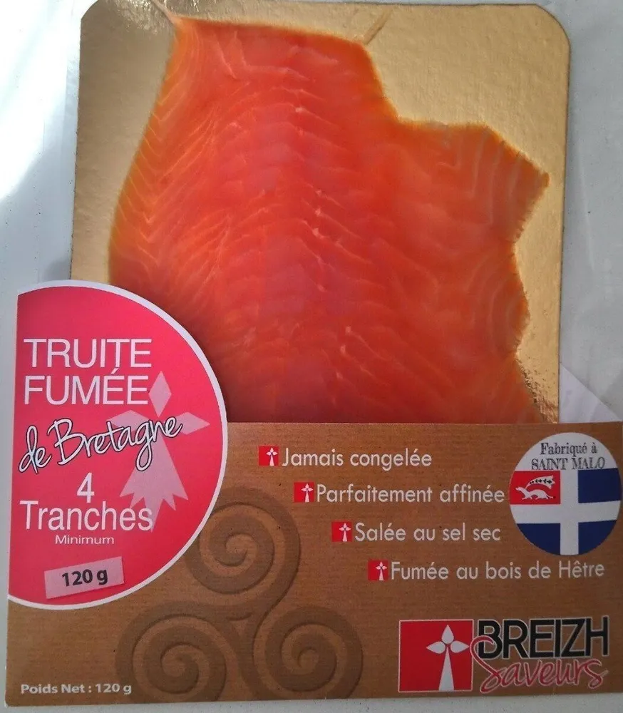 Truite fumée de Bretagne