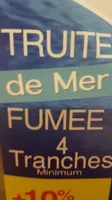 Truite de mer fumée 4 tranches