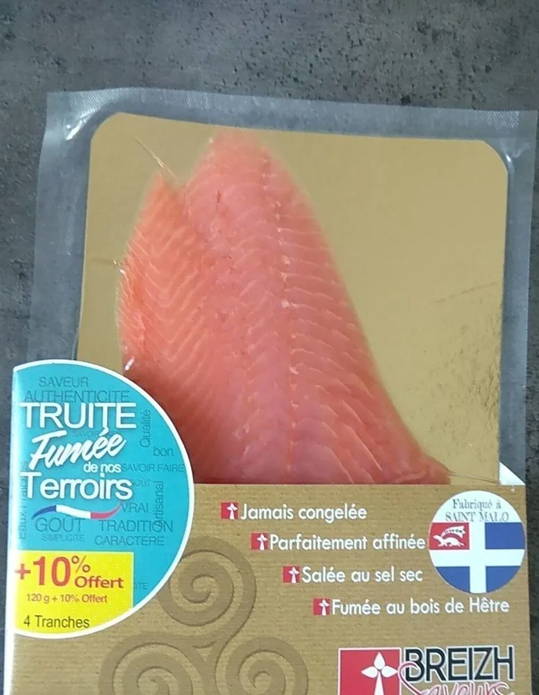 Truite fumée de nos terroirs