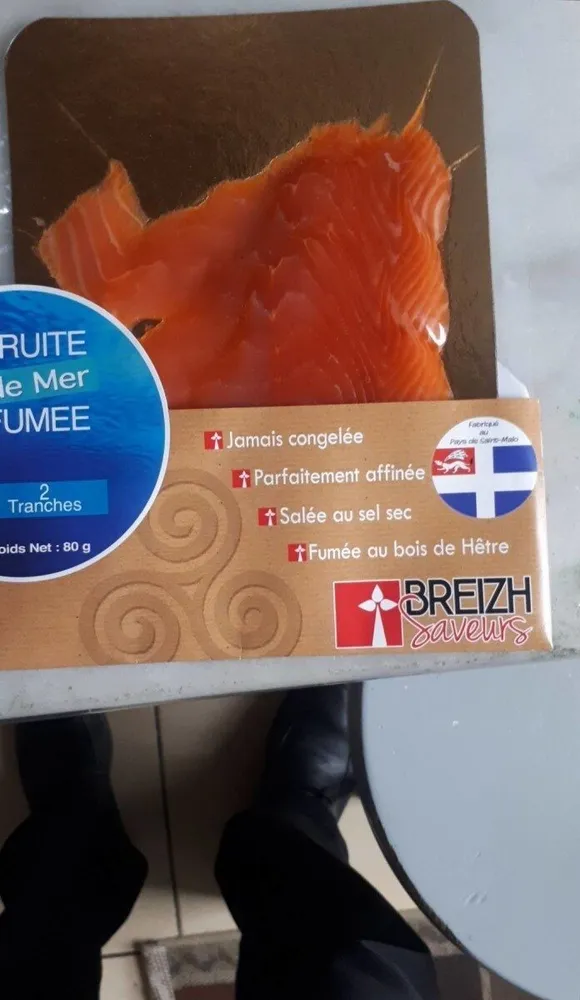 Truite de mer fumée