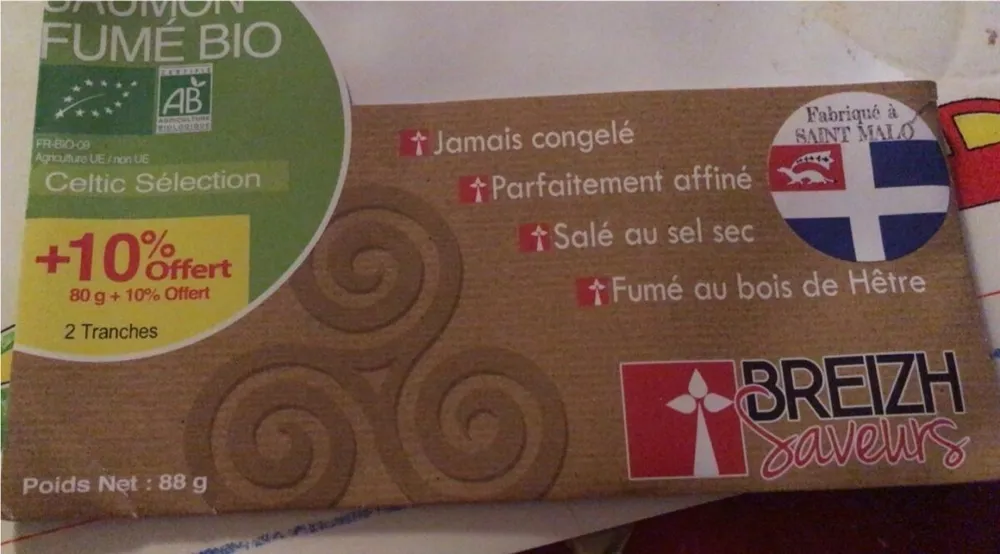 Saumon fumé bio