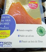Truite de mer fumée