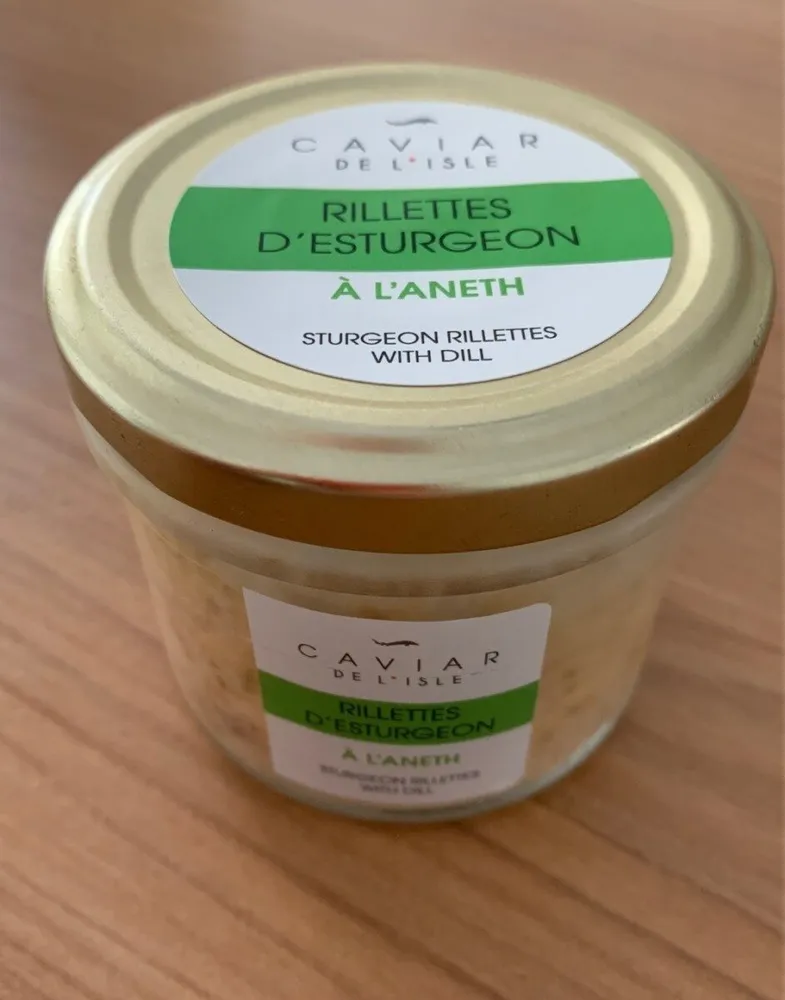 Rilettes d'Esturgeon à l'Aneth