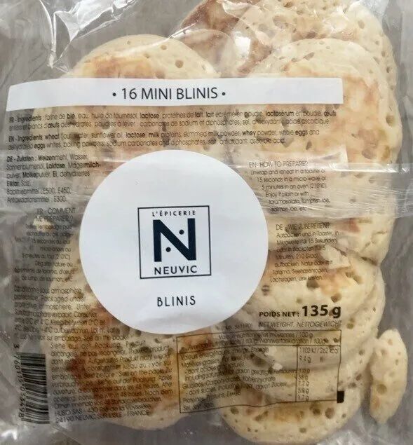 Mini blinis