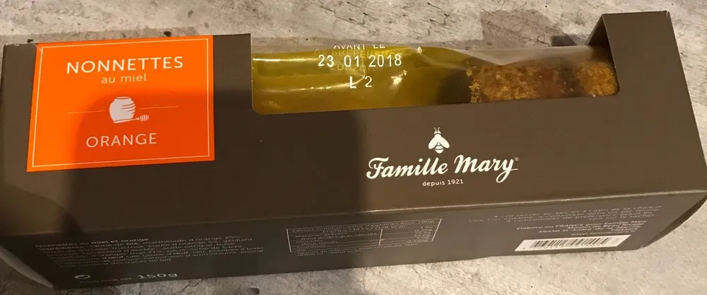 Nonnettes au miel et orange