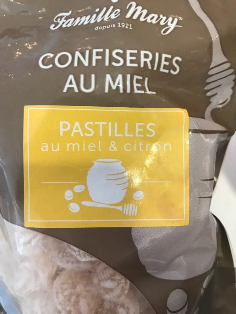 Pastilles au miel & citron
