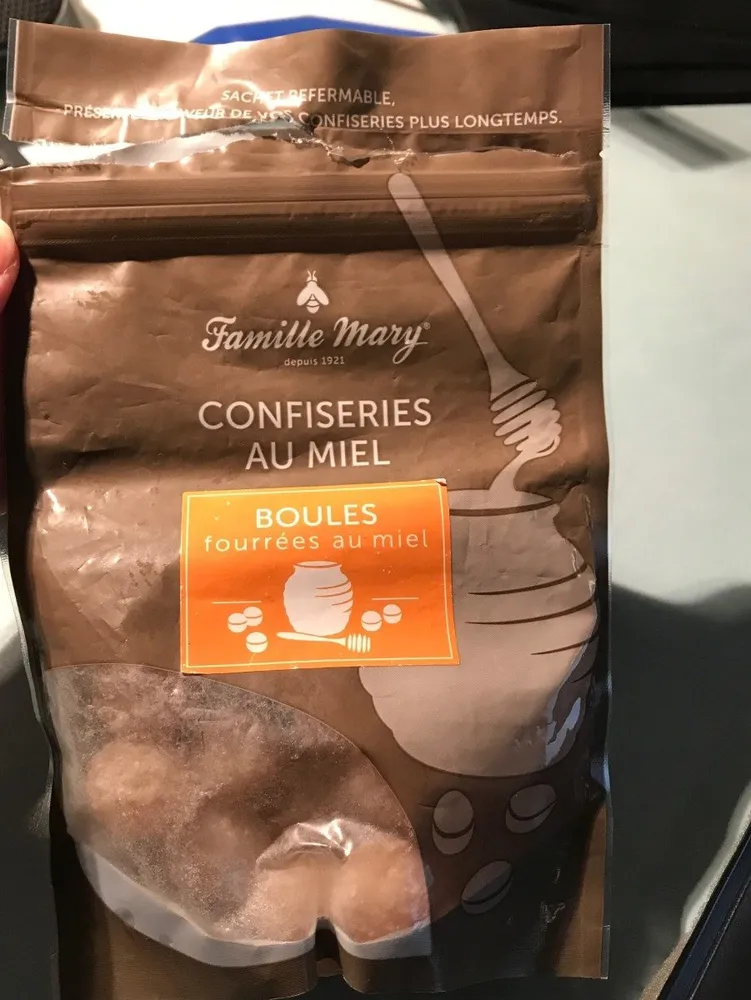 Boules fourrees au miel