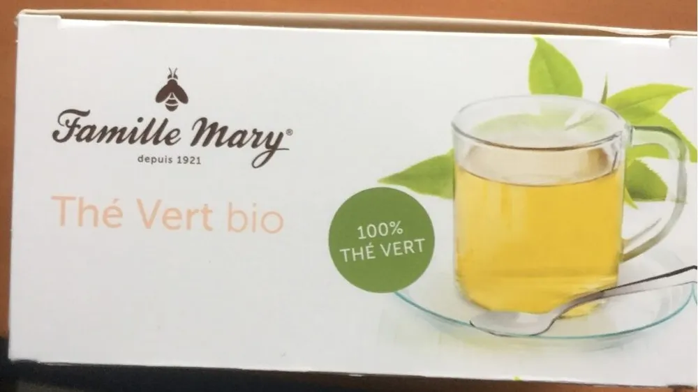 Thé Vert bio, 100% thé vert