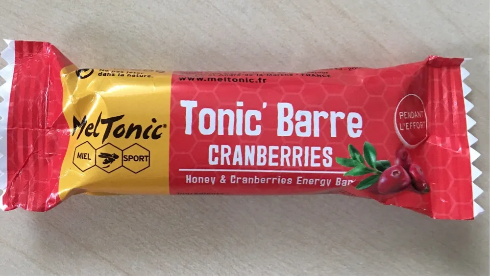 Tonic'Barre cranberries