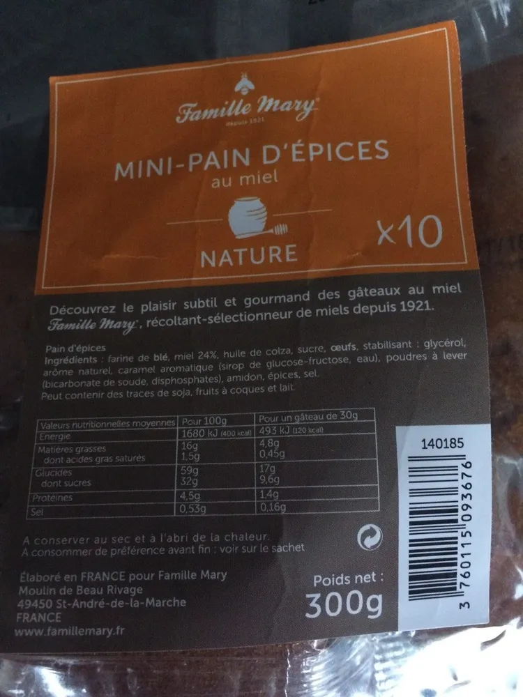 Mini-Pain d’épices