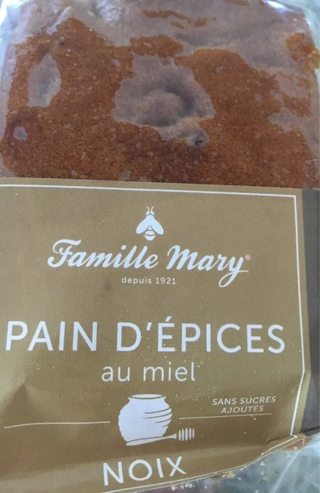 Pain d'épices au miel et aux noix