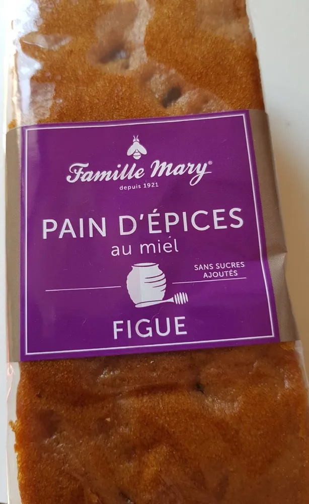 Pain d'épices au miel figue