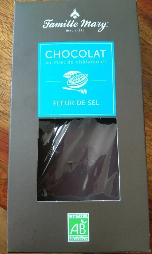 Chocolat au miel de châtaignier et à la fleur de sel