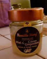 Miel citron gingembre