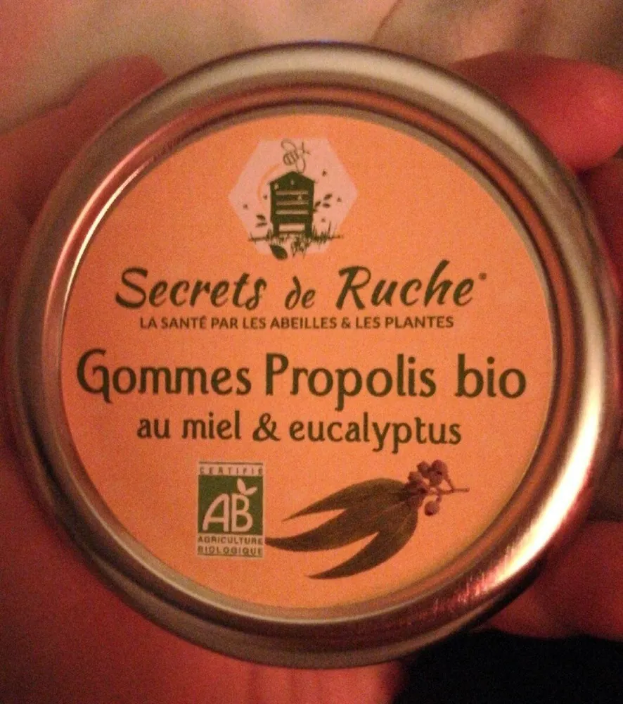 Secret de ruche gommes propolis bio