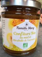 Confiture Bio au miel et mirabelle de Lorraine