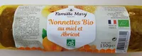 Nonnettes bio au miel et abricot