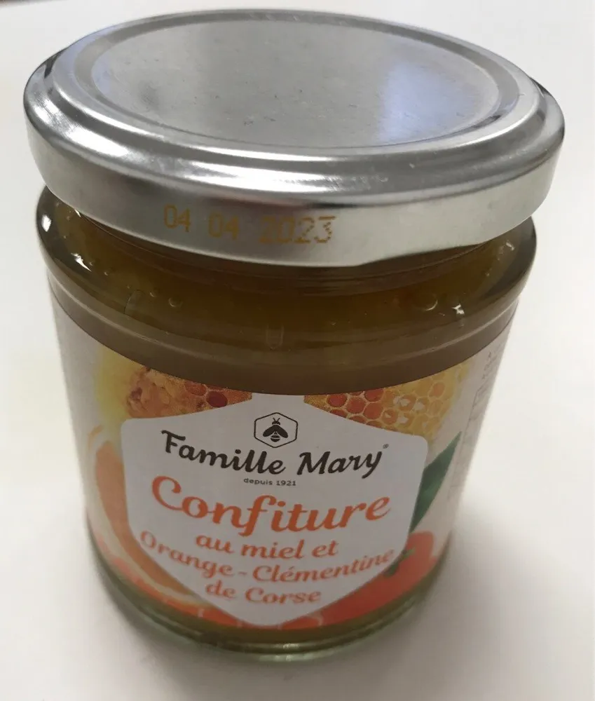 Confiture au miel et Orange-Clémentine de Corse