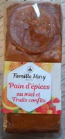 Pain d'épices au miel et fruits confits