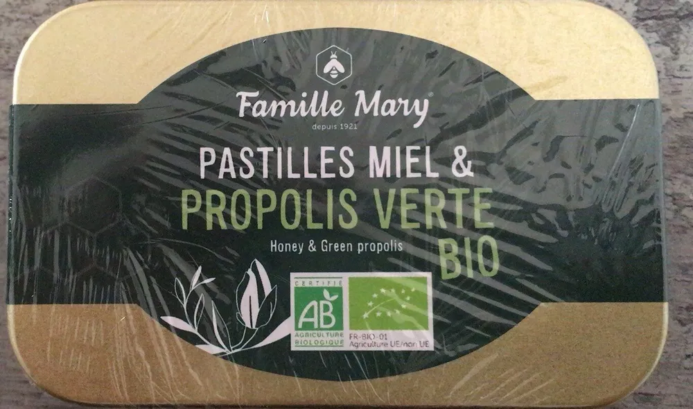 Pastilles Miel & Propolis verte bio