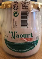 Yaourt de la ferme du Marais saveur Fraise