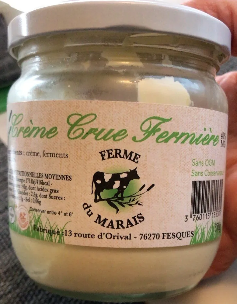 Creme crue fermiere
