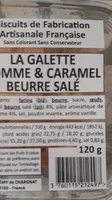 Galette pomme et caramel beurre salé