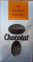 Lait mendiant fruits secs