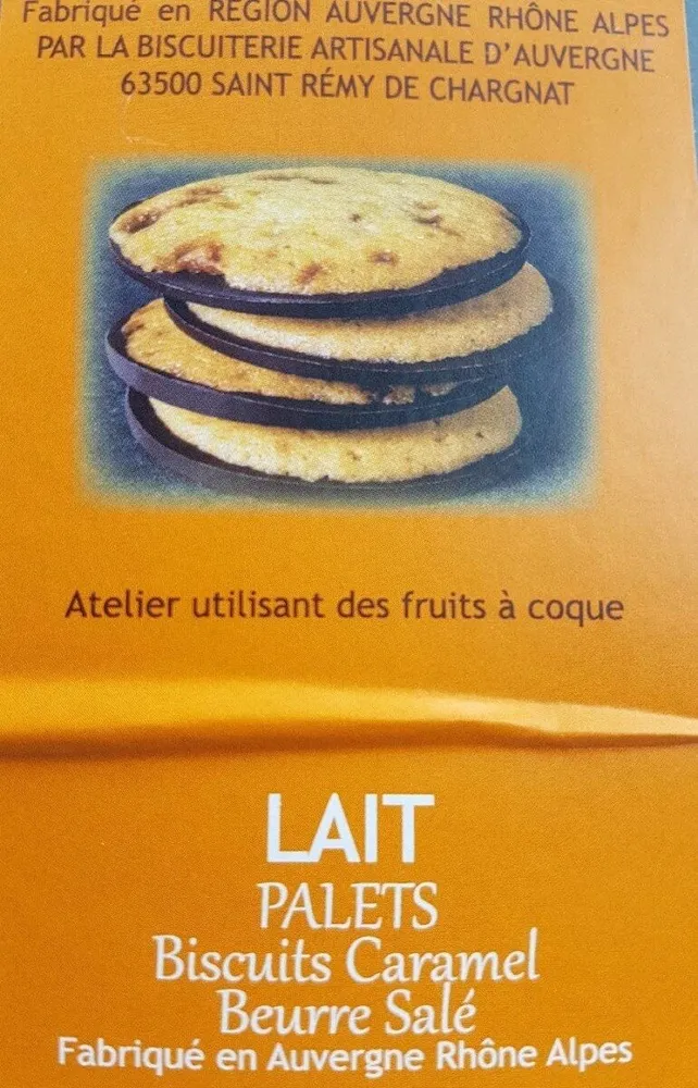Palet Biscuits Caramel Beurre Salé
